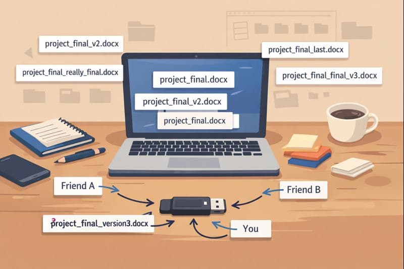 Why Version Control Exists: The Pendrive Problem